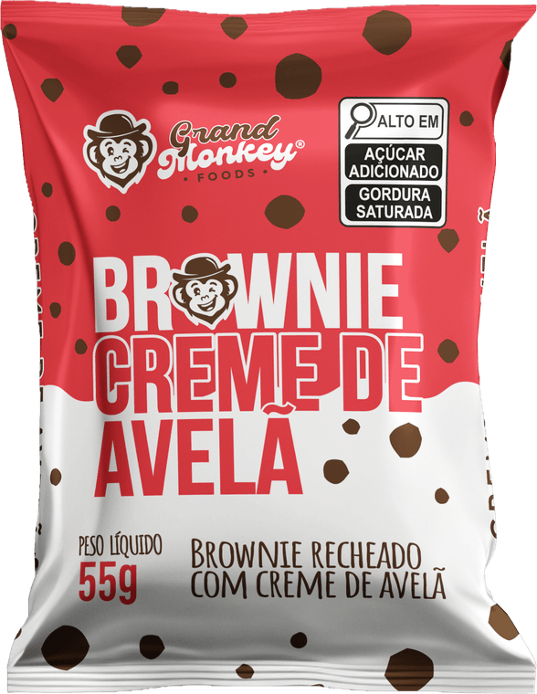 Embalagem — Brownie Creme de Avelã