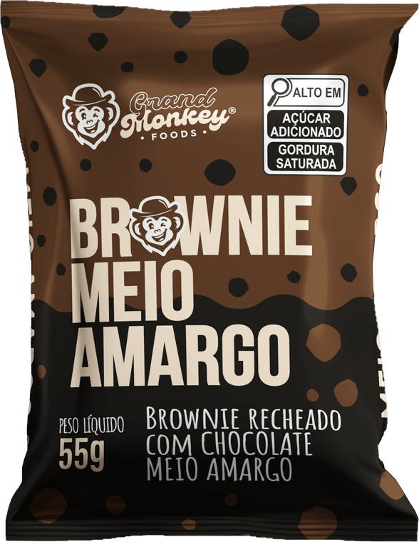 Embalagem — Brownie Meio Amargo